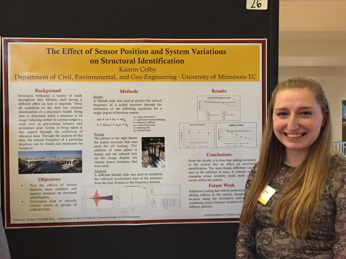 Kaitrin Colby at UROP Research Symposium